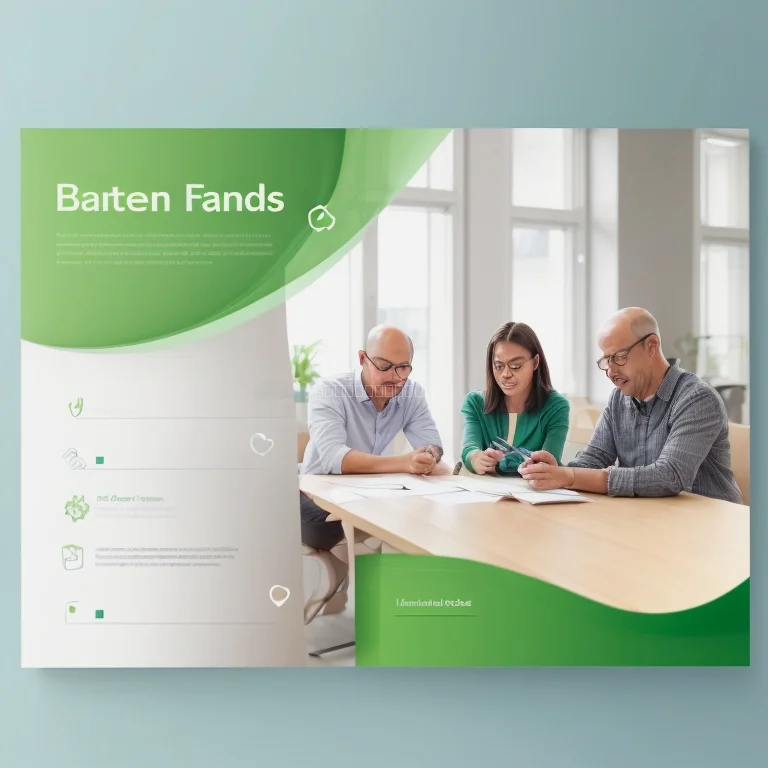 People reviewing sustainable commitment options and social impact funds